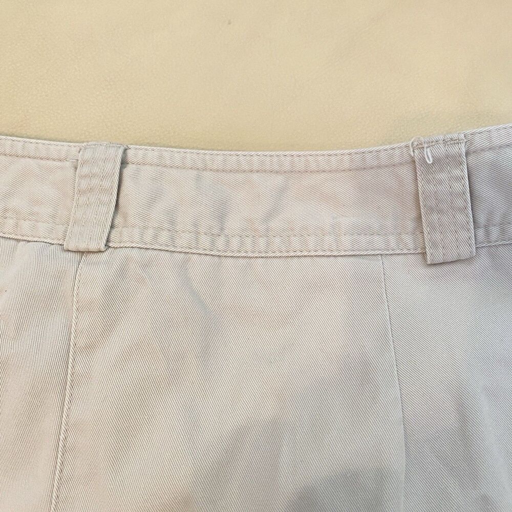 NEW CARGO Cropped Khaki Pants Beige 31x21 Rafaela MINT CONDITION 10 Petite - Picture 6 of 8